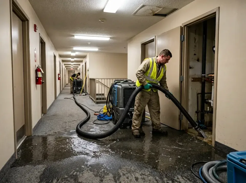 multi-unit-apartment-hallway-f-005 — frequently asked questions, Emergency Burst Pipe Water Extraction & Removal in Nolensvi…